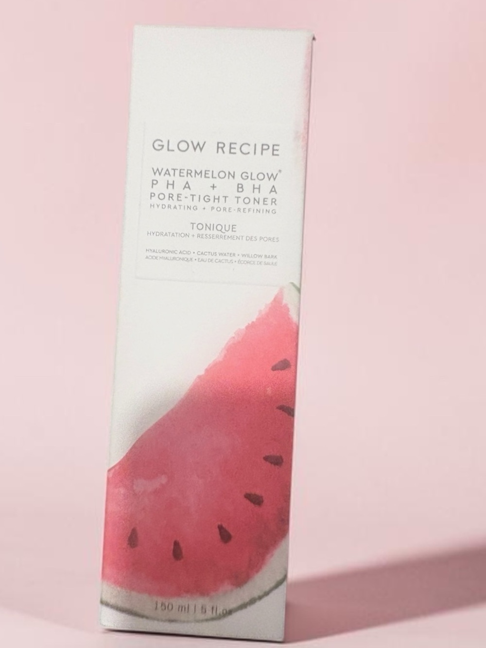 Glow Recipe Pink & White Watermelon Glow Toner Packaging